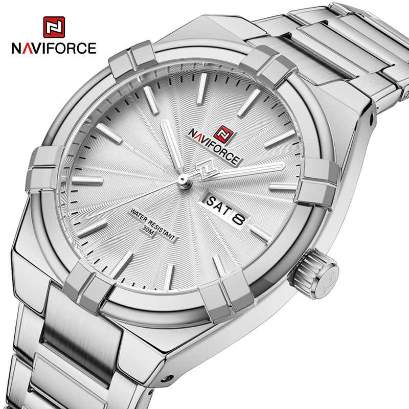 Luxury Watch Magazine - Top-Marke NAVIFORCE Herrenuhr Quarz-Armbanduhr für Männer