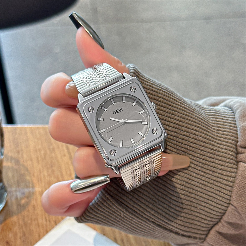 Luxury Watch Gift For Her - Minimalistische, elegante, einzigartige Damenuhr mit quadratischem