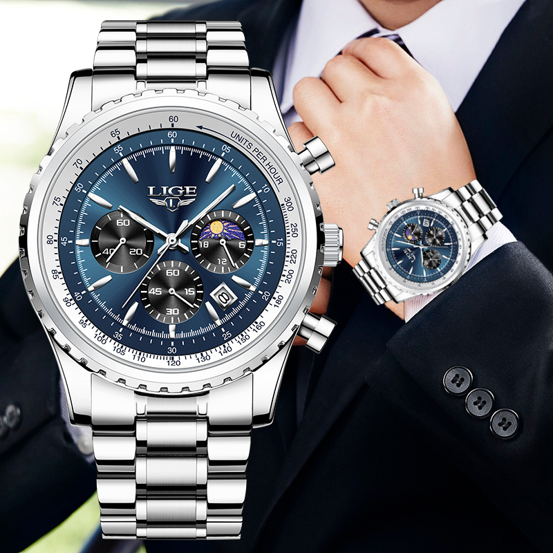 Lige Marke Luxus Quarz Mann Uh – Luxury Watch Magazine Bewertung und Preis