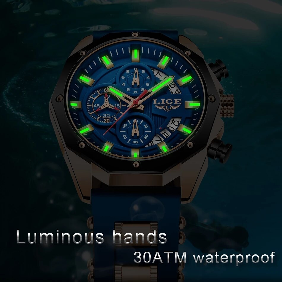Lige mode herren uhren top mar – Luxury Watch Magazine Bewertung und Preis