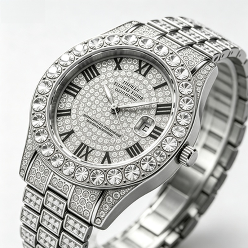 Heiß begehrte luxuriöse Gold-Q – Luxury Watch Iceberg Bewertung und Preis