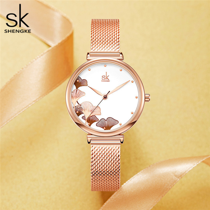 Luxus Damen Uhr mit Ginkgo-Mot – Luxury Watch Gift For Her Bewertung und Preis
